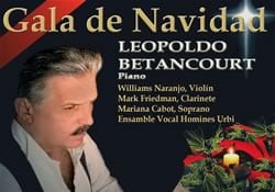 Leopoldo Betancourt presenta Gala de Navidad