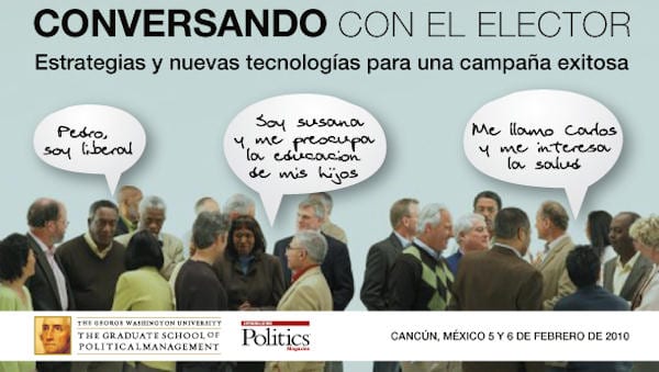 Seminario «Conversando con el elector: Estrategias y nuevas tecnologías para una campaña exitosa»