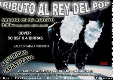 CARACAS RUMBA VERSATIL…. TRIBUTO AL REY DEL POP….