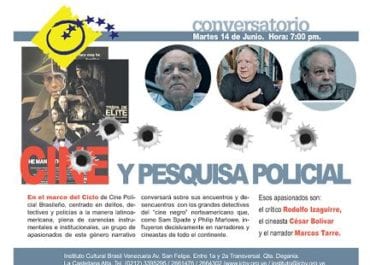 El Cine y la Pesquisa Policial analizan intelectuales en el ICBV