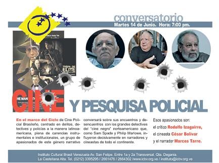 El Cine y la Pesquisa Policial analizan intelectuales en el ICBV