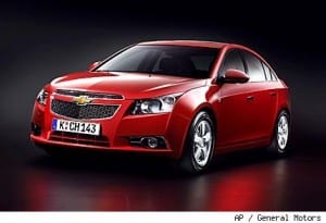 General Motors lanza el modelo Chevrolet Cruze