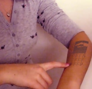 Nokia patenta un tatuaje que avisa cuando suena el móvil