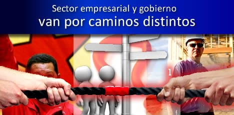 El sector empresarial y Gobierno van por caminos distintos