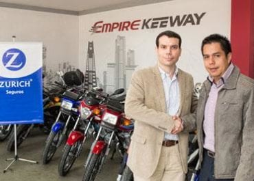 Alianza Empire y Zurich para RCV de Motorizados