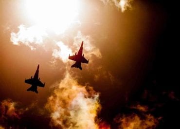 Aviones de combate de cuatro países se enfrentan en confrontación asiática