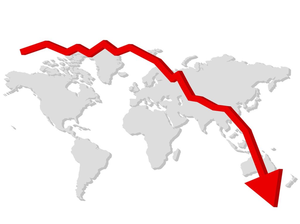 La recesión en los países ricos.