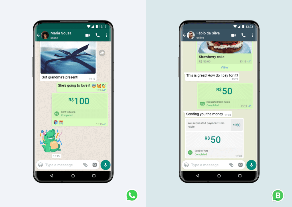 Servicios de pagos digitales por WhatsApp está disponible para los usuarios en Brasil