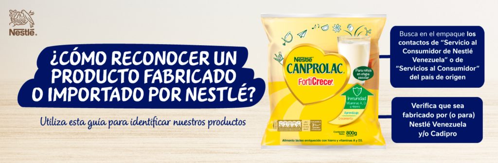 Nestlé Venezuela alerta sobre falsificaciones e importaciones no autorizadas de sus productos