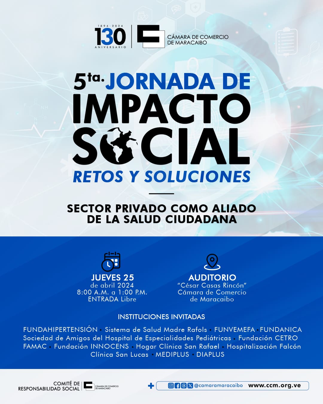 5ta Jornada de Impacto Social: Un espacio para el intercambio y la acción en pro de la salud ciudadana