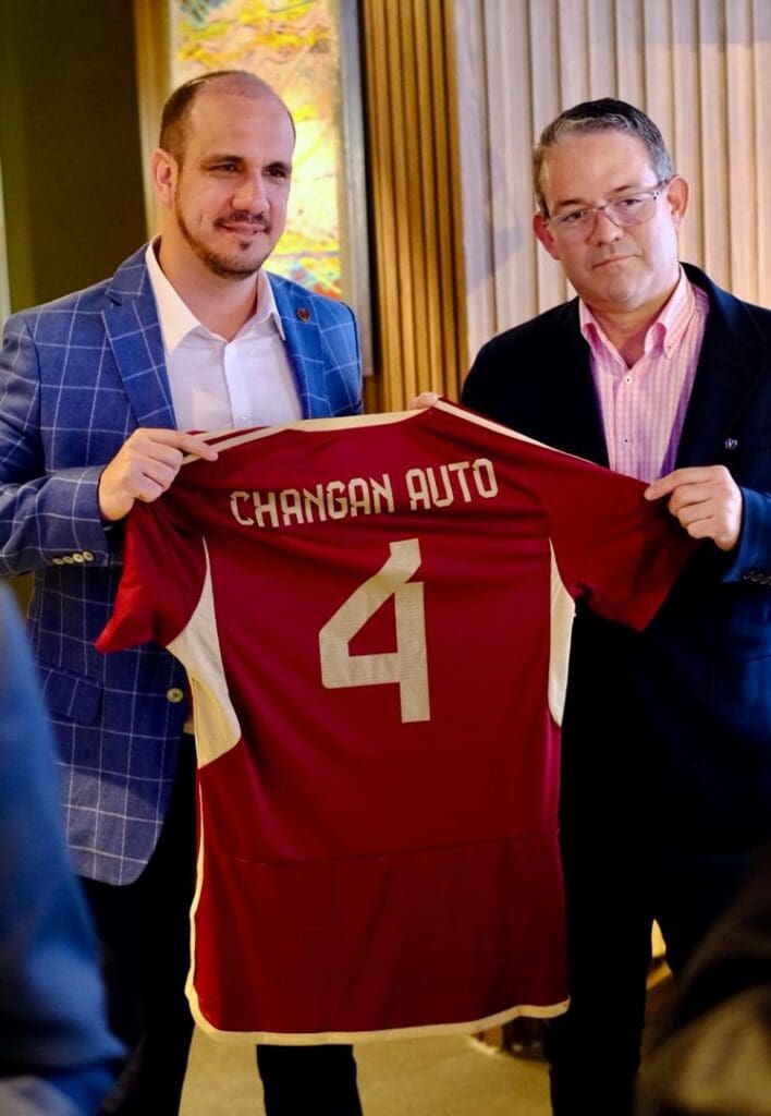 Changan Auto se convierte en patrocinador de la Federación Venezolana de Futbol