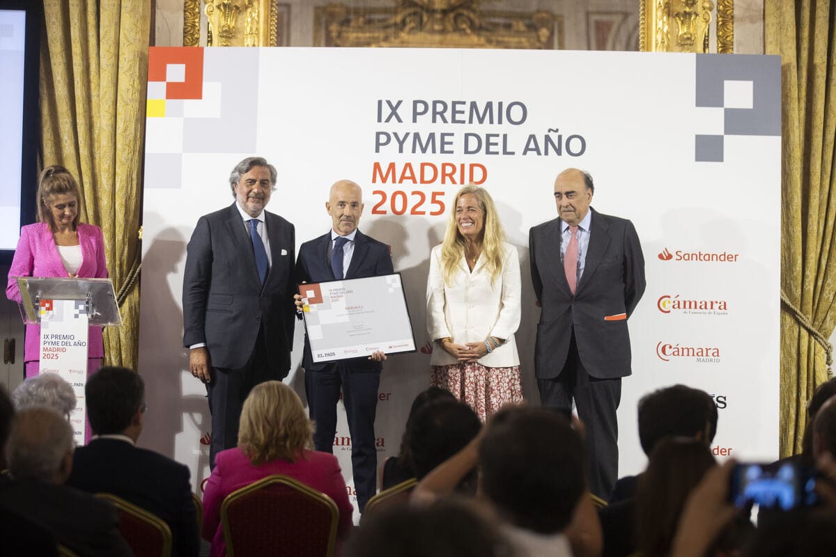 Excelia, galardonada con el Accésit a la Internacionalización en el Premio Pyme del Año 2025 de Madrid.