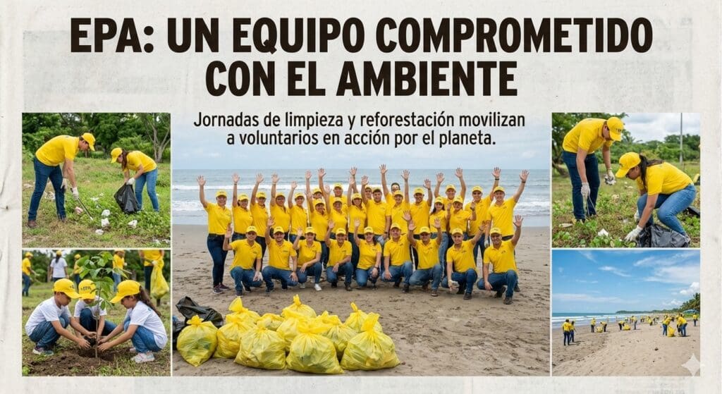 Acondicionamiento de espacios, reforestación y recolección de desechos en playas